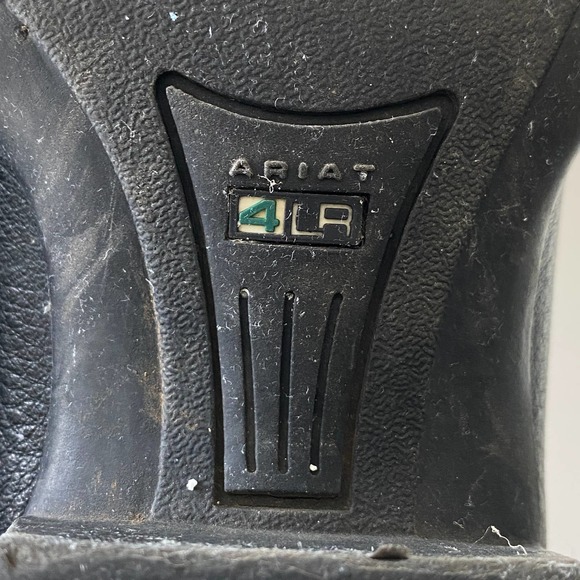 Ariat Kids' Adriano Moraes Bull Rider Western Boot Red & Black Square Toe Kid 4 - Picture 13 of 13